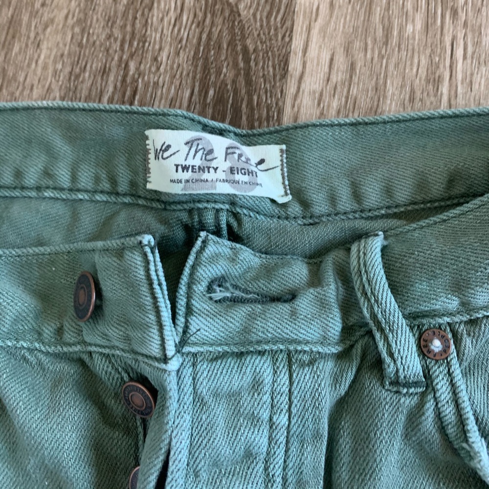 Free People Green Shorts